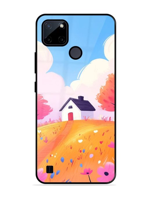 Hilltop Haven Glossy Soft Edge Case for Realme C21Y Chachhi