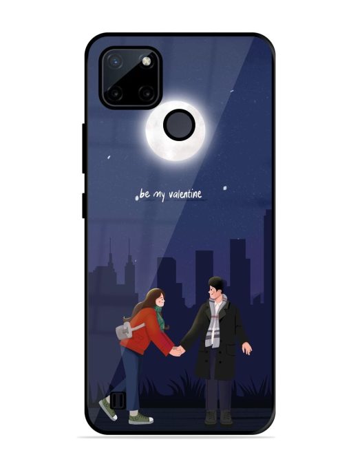 Moonlight Proposal Glossy Soft Edge Case for Realme C21Y Chachhi