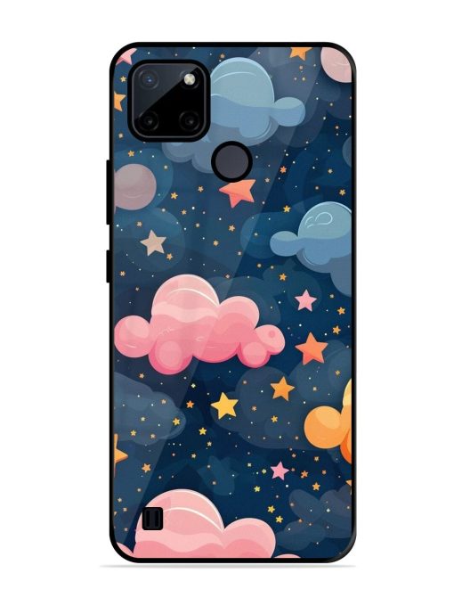 Twinkling Dreams Glossy Soft Edge Case for Realme C21Y Chachhi