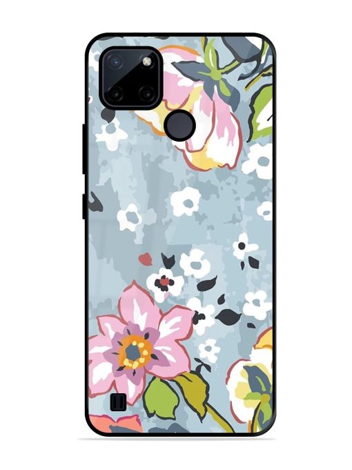 Floral Fantasy Glossy Soft Edge Case for Realme C21Y Chachhi