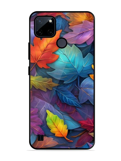 Autumn'S Embrace Glossy Soft Edge Case for Realme C21Y Chachhi