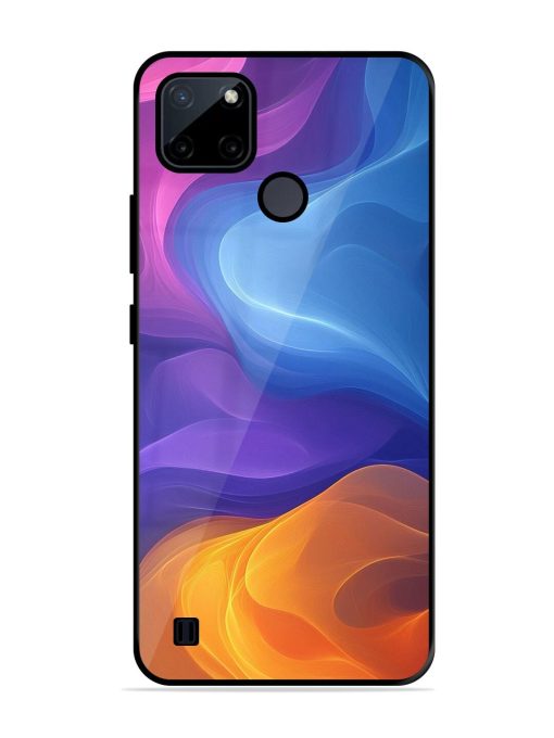 Cosmic Currents Glossy Soft Edge Case for Realme C21Y Chachhi