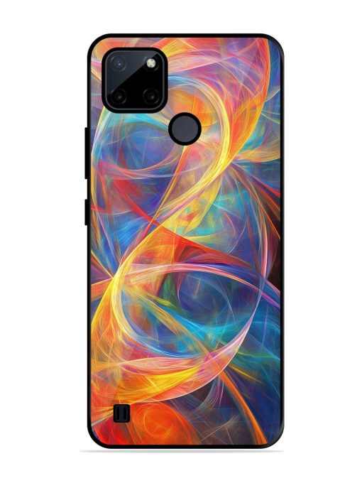 Cosmic Currents Glossy Soft Edge Case for Realme C21Y Chachhi