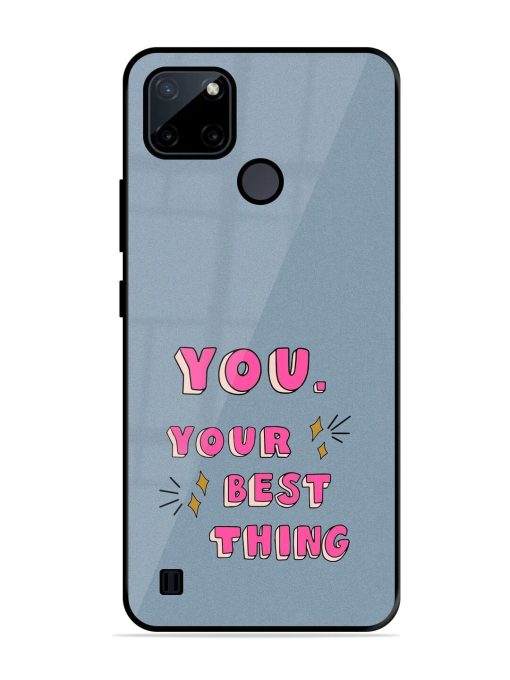 Self-Love Sparkles Glossy Soft Edge Case for Realme C21Y Chachhi