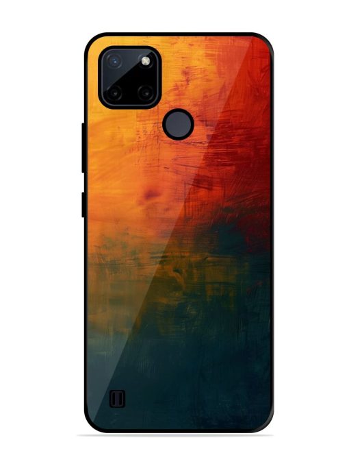 Golden Hour Canvas Glossy Soft Edge Case for Realme C21Y Chachhi