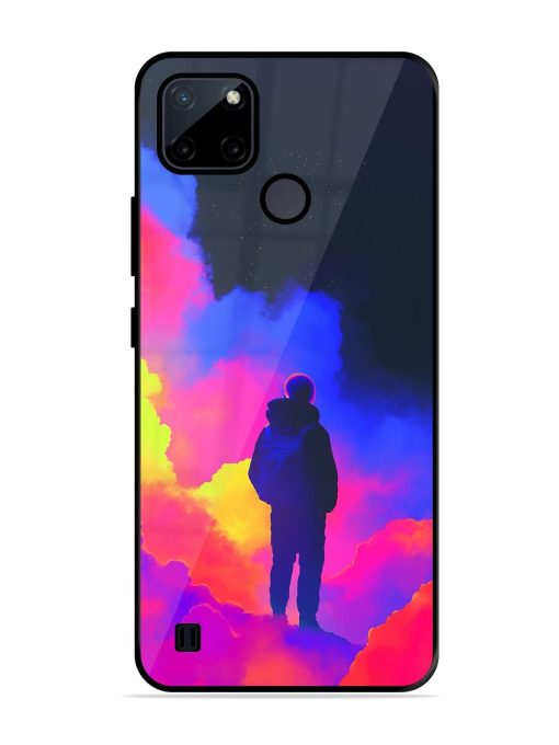 Cosmic Wanderer Glossy Soft Edge Case for Realme C21Y Chachhi