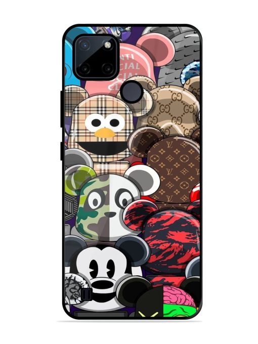 Streetwear Bearbrick Extravaganza Glossy Soft Edge Case for Realme C21Y Chachhi