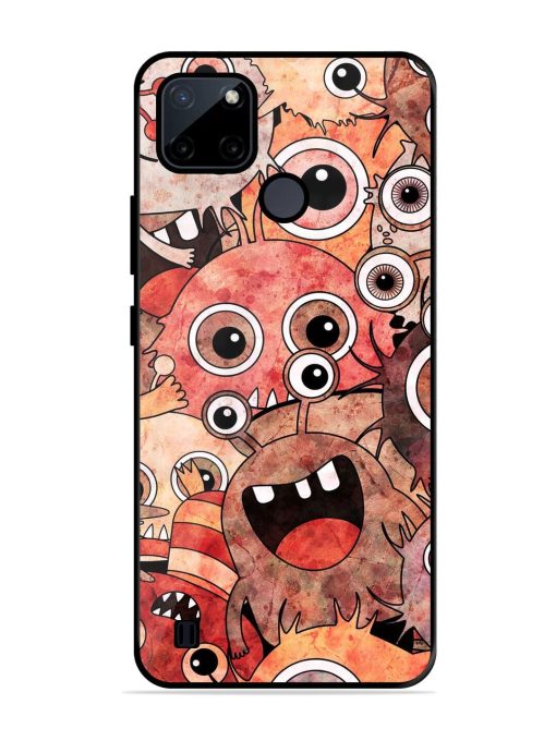 Monster Mash Glossy Soft Edge Case for Realme C21Y Chachhi