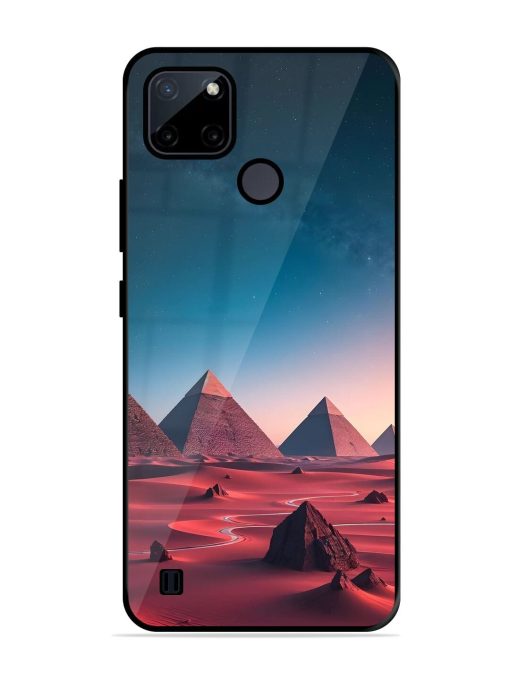 Ancient Wonders Sky Glossy Soft Edge Case for Realme C21Y Chachhi