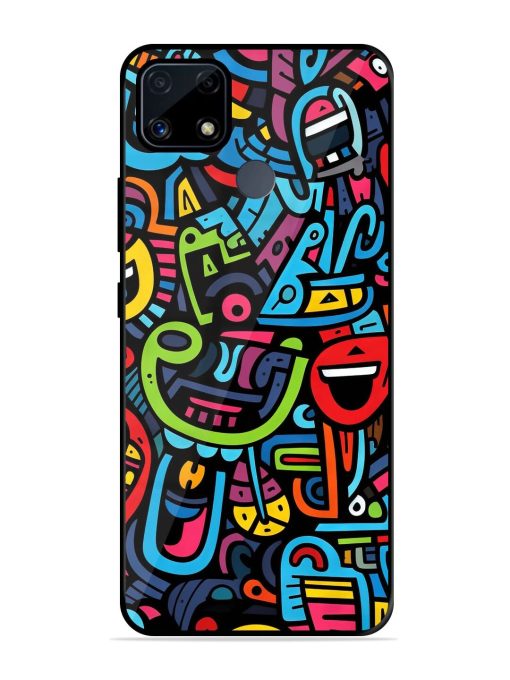 Doodlephoria Glossy Soft Edge Case for Realme C25S Chachhi