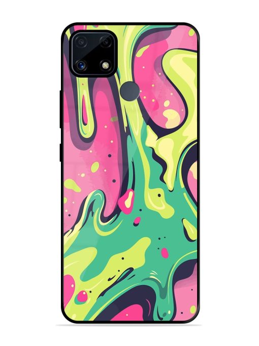 Gooey Grooves Glossy Soft Edge Case for Realme C25S Chachhi