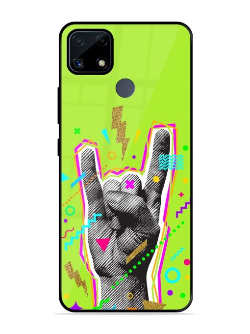 Neon Rock Glossy Soft Edge Case for Realme C25S Chachhi