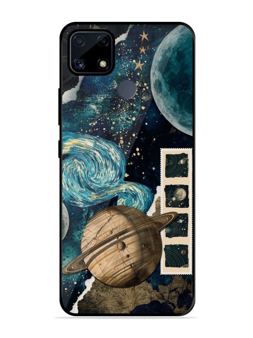 Celestial Tapestry Glossy Soft Edge Case for Realme C25S Chachhi