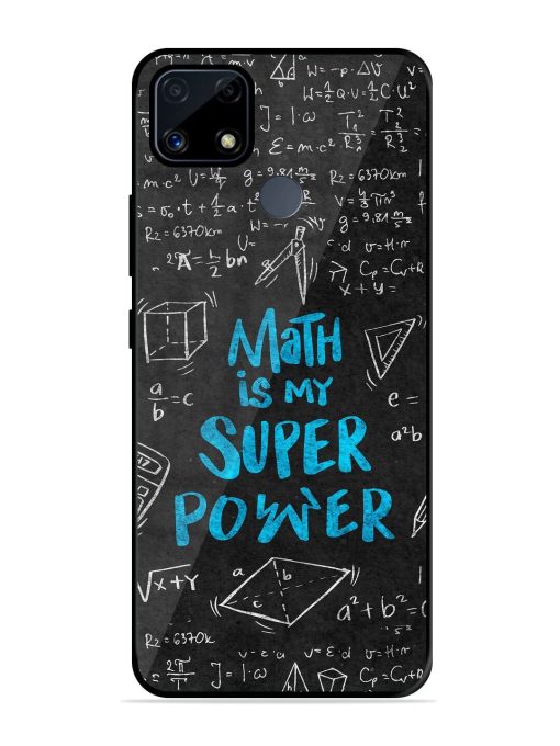 Math Magic Glossy Soft Edge Case for Realme C25S Chachhi