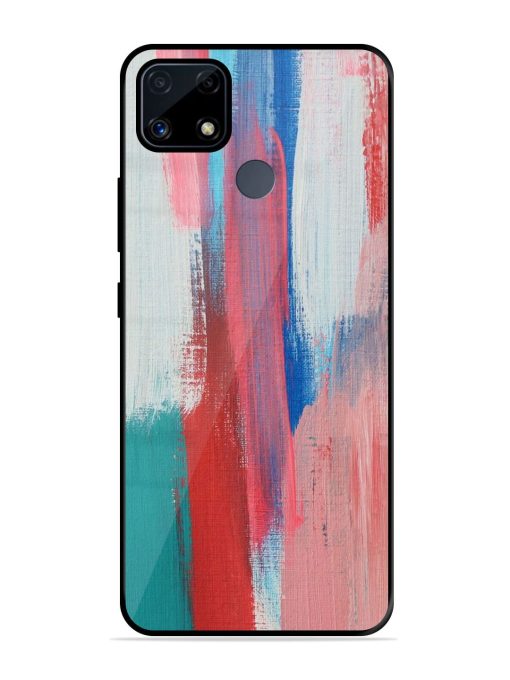 Colorful Chaos Glossy Soft Edge Case for Realme C25S Chachhi