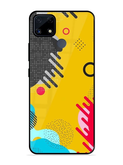 Neon Pop Glossy Soft Edge Case for Realme C25S Chachhi