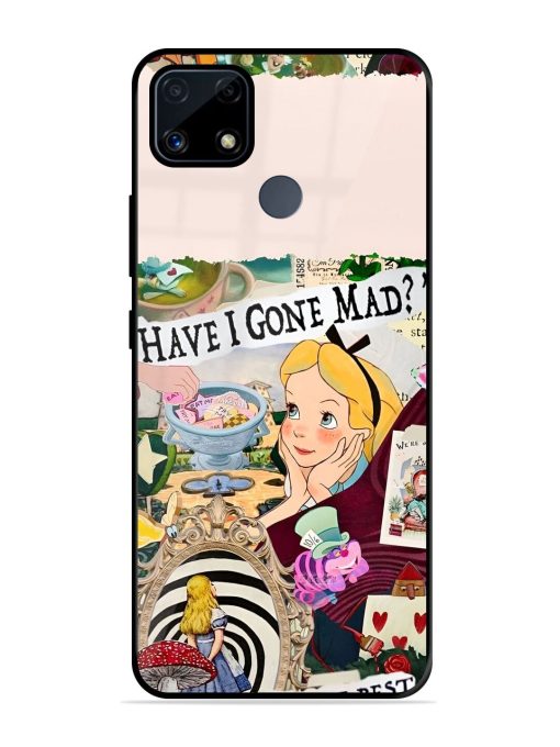 Mad Hatter'S Collage Glossy Soft Edge Case for Realme C25S