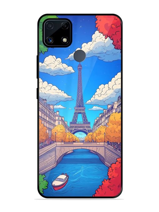 Parisian Panorama Glossy Soft Edge Case for Realme C25S Chachhi