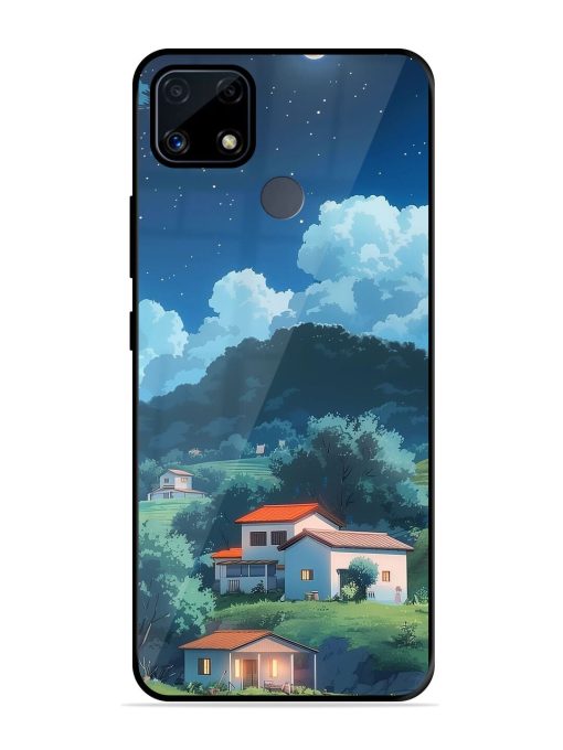 Peaceful Nightscape Glossy Soft Edge Case for Realme C25S Chachhi