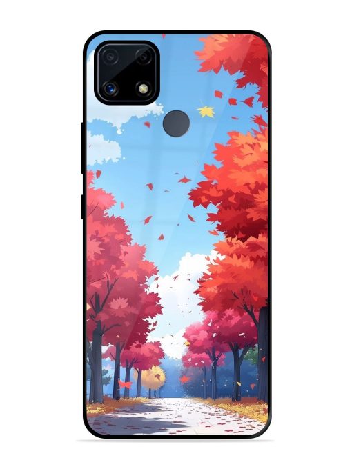 Autumn'S Embrace Glossy Soft Edge Case for Realme C25S Chachhi