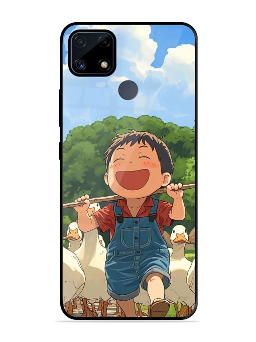 Duck Parade Glossy Soft Edge Case for Realme C25S Chachhi