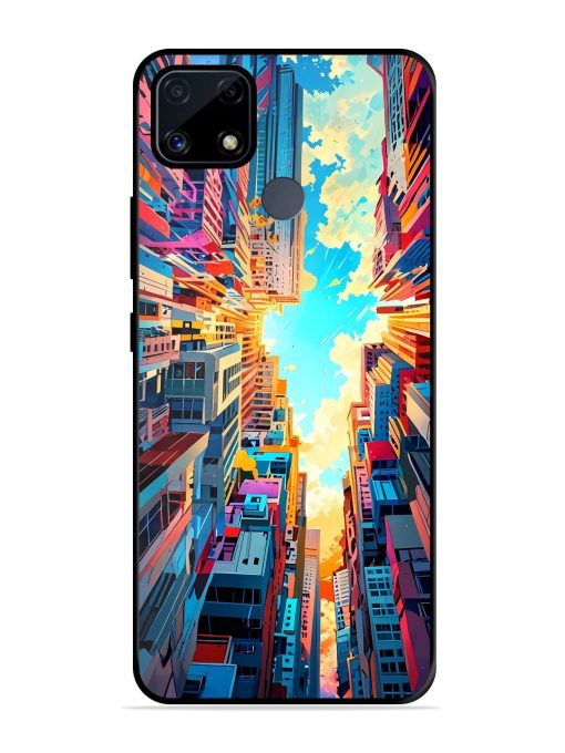 Skyward City Glossy Soft Edge Case for Realme C25S Chachhi