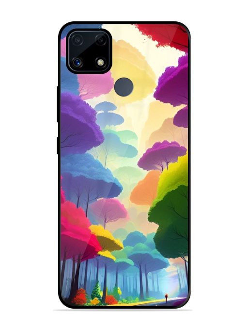 Rainbow Road Glossy Soft Edge Case for Realme C25S Chachhi