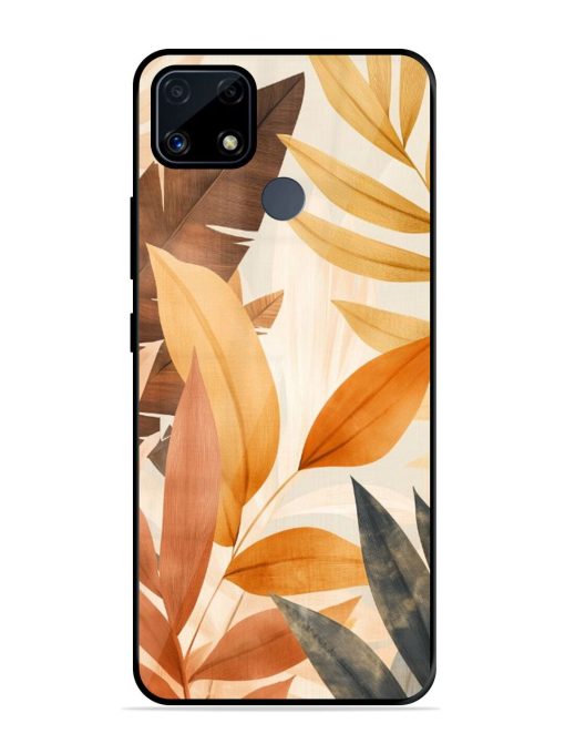 Earthy Elegance Glossy Soft Edge Case for Realme C25S Chachhi