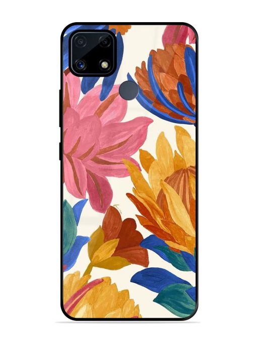 Blooming Tapestry Glossy Soft Edge Case for Realme C25S Chachhi