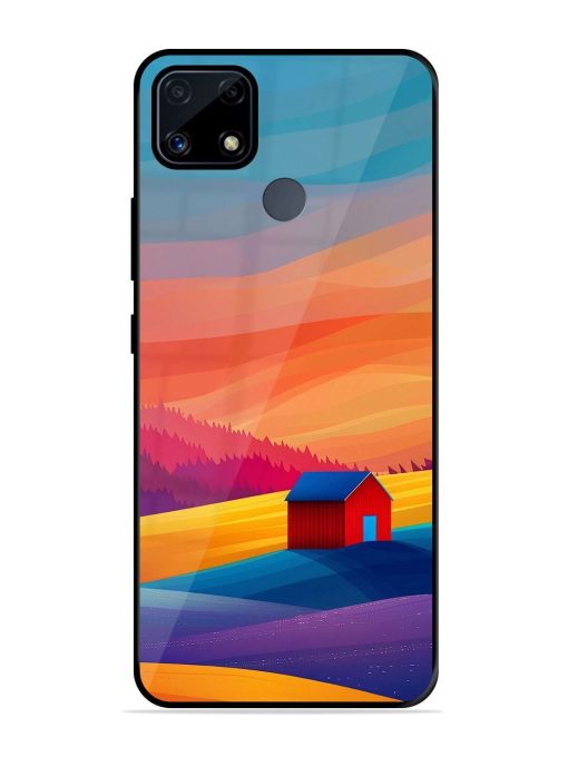 Sunset Solitude Glossy Soft Edge Case for Realme C25S Chachhi