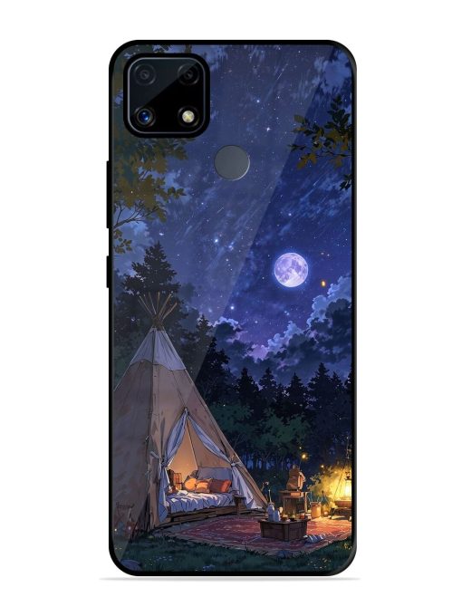 Moonlight Camping Glossy Soft Edge Case for Realme C25S Chachhi