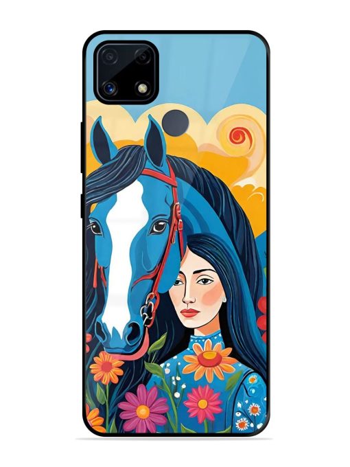 Equine Enchantment Glossy Soft Edge Case for Realme C25S Chachhi