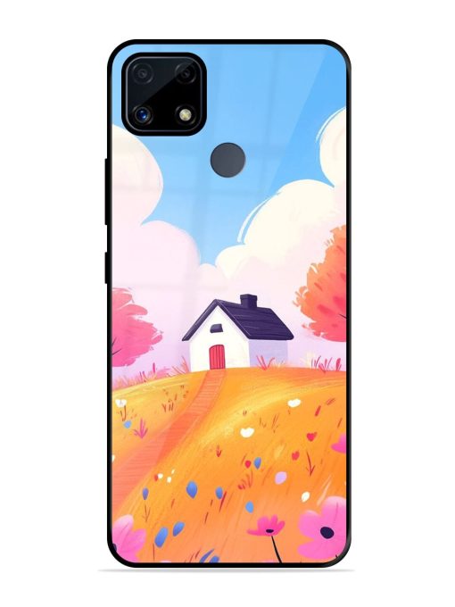 Hilltop Haven Glossy Soft Edge Case for Realme C25S Chachhi