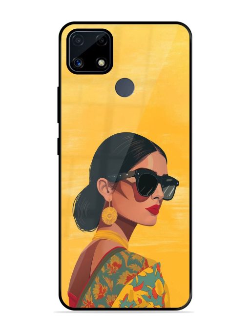 Neon Nightscape Glossy Soft Edge Case for Realme C25S Chachhi