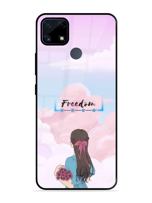 Skyward Dreams Glossy Soft Edge Case for Realme C25S Chachhi