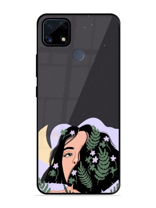 Lunar Lullaby Glossy Soft Edge Case for Realme C25S Chachhi