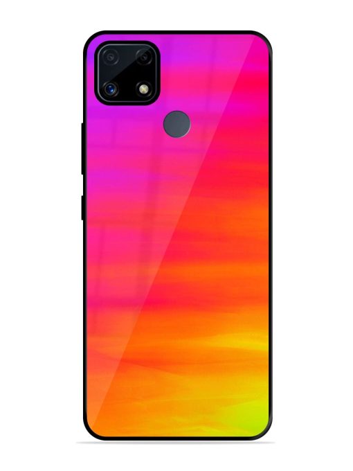 Neon Horizon Glossy Soft Edge Case for Realme C25S Chachhi