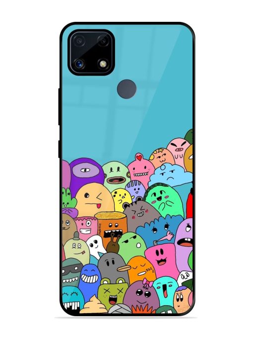 Monster Mash Glossy Soft Edge Case for Realme C25S