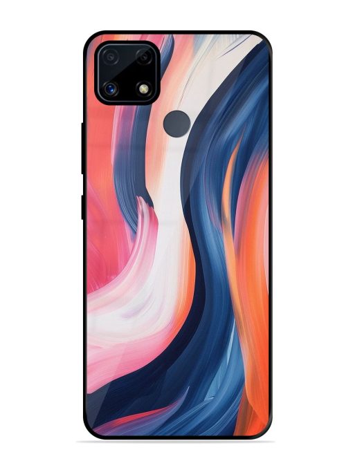 Whirling Hues Glossy Soft Edge Case for Realme C25S Chachhi