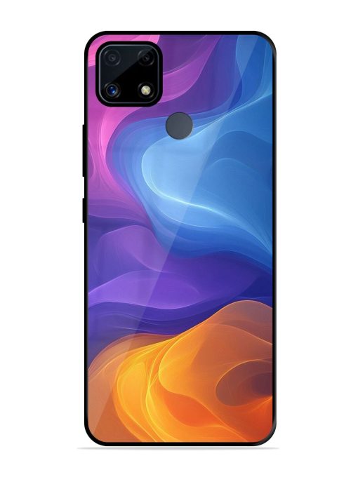 Cosmic Currents Glossy Soft Edge Case for Realme C25S Chachhi