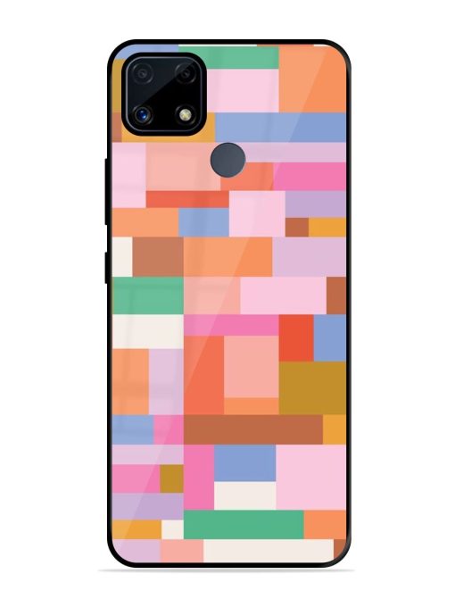 Colorful Chaos Glossy Soft Edge Case for Realme C25S Chachhi