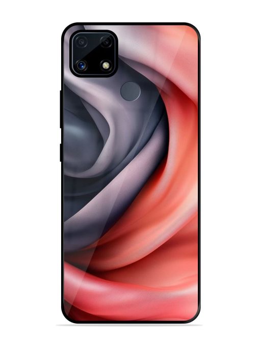 Swirling Silk Glossy Soft Edge Case for Realme C25S Chachhi