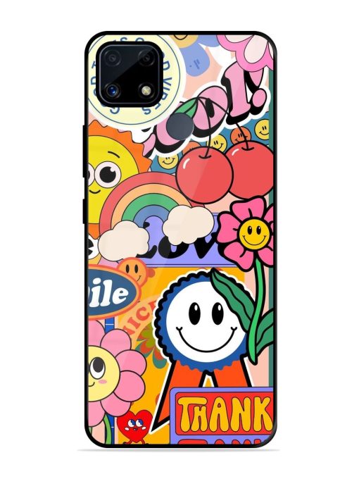 Good Times Good Vibes Glossy Soft Edge Case for Realme C25S Chachhi