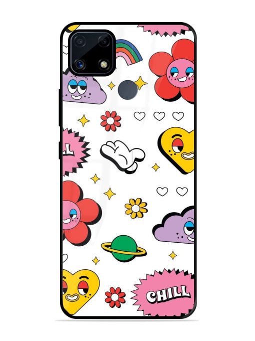 Whimsical Wonderland Glossy Soft Edge Case for Realme C25S Chachhi