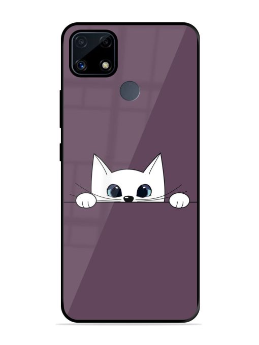 Peek-A-Boo Kitty Glossy Soft Edge Case for Realme C25S