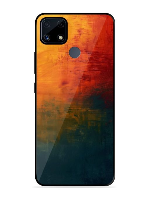 Golden Hour Canvas Glossy Soft Edge Case for Realme C25S Chachhi