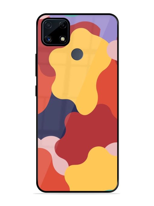 Gooey Color Chaos Glossy Soft Edge Case for Realme C25S Chachhi