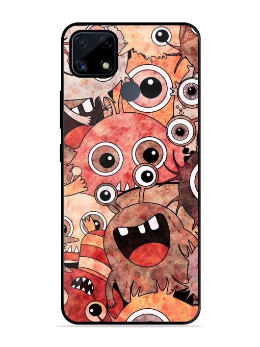 Monster Mash Glossy Soft Edge Case for Realme C25S Chachhi