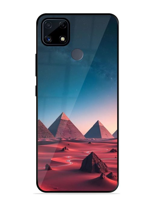 Ancient Wonders Sky Glossy Soft Edge Case for Realme C25S Chachhi