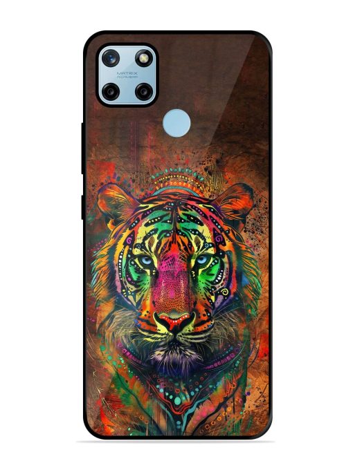 Cosmic Tiger Glossy Soft Edge Case for Realme C25Y Chachhi